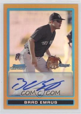 2009 Bowman Chrome - Prospects - Gold Refractor #BCP109 - Brad Emaus /50