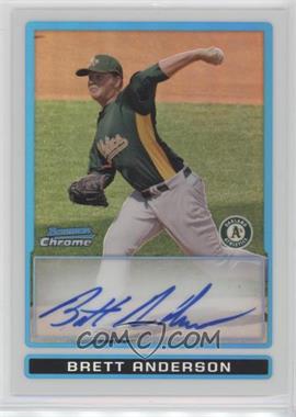 2009 Bowman Chrome - Prospects - Refractor #BCP105 - Brett Anderson /500