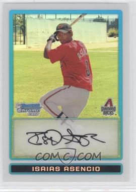 2009 Bowman Chrome - Prospects - Refractor #BCP165 - Isaias Asencio /500