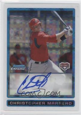 2009 Bowman Chrome - Prospects - X-Fractor #BCP100 - Christopher Marrero /250