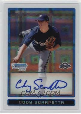 2009 Bowman Chrome - Prospects - X-Fractor #BCP107 - Cody Scarpetta /250