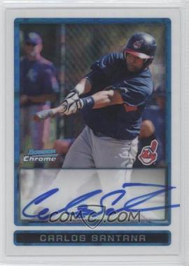 2009 Bowman Chrome - Prospects - X-Fractor #BCP108 - Carlos Santana /250