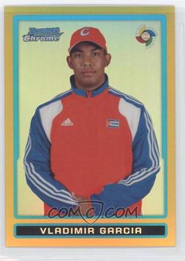 2009 Bowman Chrome - WBC Prospects - Gold Refractor #BCW44 - Vladimir Garcia /50