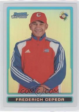 2009 Bowman Chrome - WBC Prospects - Refractor #BCW55 - Frederich Cepeda /500