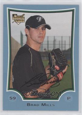 2009 Bowman Draft Picks & Prospects - [Base] - Blue #BDP31 - Brad Mills /399