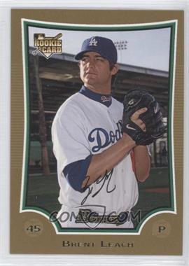 2009 Bowman Draft Picks & Prospects - [Base] - Gold #BDP43 - Brent Leach