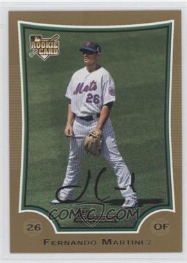 2009 Bowman Draft Picks & Prospects - [Base] - Gold #BDP55 - Fernando Martinez