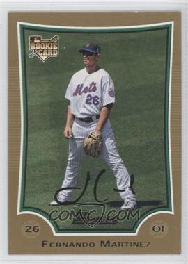 2009 Bowman Draft Picks & Prospects - [Base] - Gold #BDP55 - Fernando Martinez