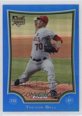 2009 Bowman Draft Picks & Prospects - Chrome - Blue Refractor #BDP3 - Trevor Bell /99