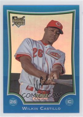 2009 Bowman Draft Picks & Prospects - Chrome - Blue Refractor #BDP45 - Wilkin Castillo /99