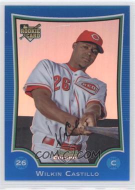 2009 Bowman Draft Picks & Prospects - Chrome - Blue Refractor #BDP45 - Wilkin Castillo /99