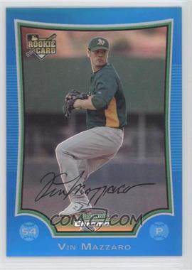 2009 Bowman Draft Picks & Prospects - Chrome - Blue Refractor #BDP53 - Vin Mazzaro /99