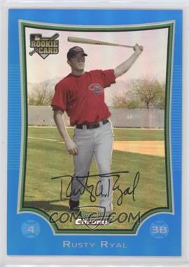 2009 Bowman Draft Picks & Prospects - Chrome - Blue Refractor #BDP8 - Rusty Ryal /99