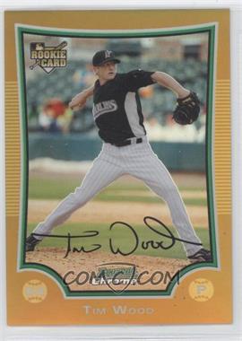 2009 Bowman Draft Picks & Prospects - Chrome - Gold Refractor #BDP33 - Tim Wood /50