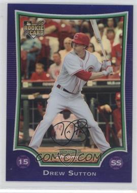 2009 Bowman Draft Picks & Prospects - Chrome - Purple Refractor #BDP34 - Drew Sutton