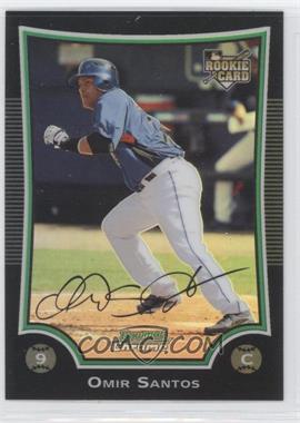 2009 Bowman Draft Picks & Prospects - Chrome - Refractor #BDP42 - Omir Santos