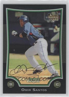 2009 Bowman Draft Picks & Prospects - Chrome - Refractor #BDP42 - Omir Santos