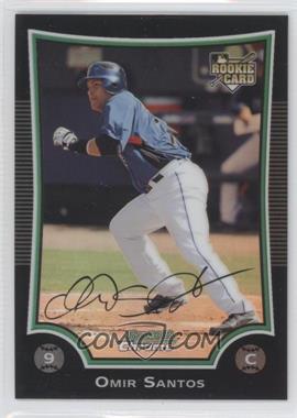 2009 Bowman Draft Picks & Prospects - Chrome - Refractor #BDP42 - Omir Santos