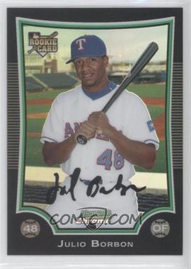 2009 Bowman Draft Picks & Prospects - Chrome - Refractor #BDP49 - Julio Borbon