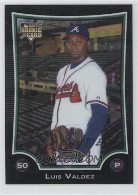 2009 Bowman Draft Picks & Prospects - Chrome - X-Fractor #BDP25 - Luis Valdez /199