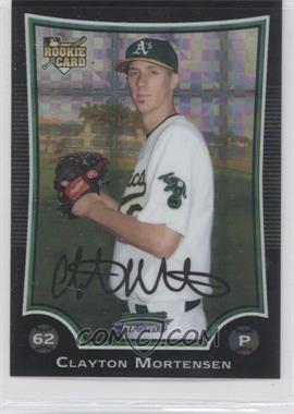 2009 Bowman Draft Picks & Prospects - Chrome - X-Fractor #BDP38 - Clayton Mortensen /199