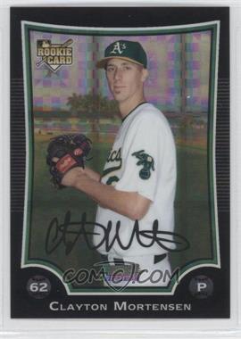 2009 Bowman Draft Picks & Prospects - Chrome - X-Fractor #BDP38 - Clayton Mortensen /199