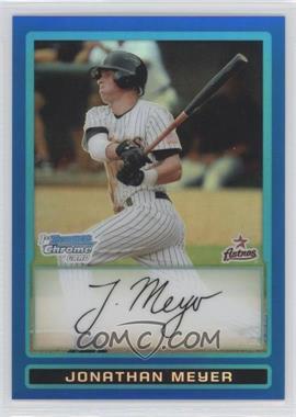 2009 Bowman Draft Picks & Prospects - Prospects Chrome - Blue Refractor #BDPP41 - Jonathan Meyer /99