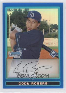 2009 Bowman Draft Picks & Prospects - Prospects Chrome - Blue Refractor #BDPP42 - Cody Rogers /99
