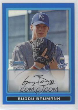 2009 Bowman Draft Picks & Prospects - Prospects Chrome - Blue Refractor #BDPP49 - Buddy Baumann /99