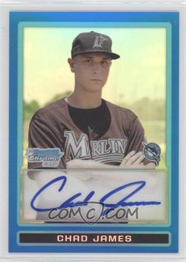 2009 Bowman Draft Picks & Prospects - Prospects Chrome - Blue Refractor #BDPP92 - Chad James /150