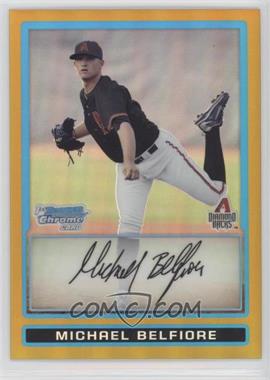 2009 Bowman Draft Picks & Prospects - Prospects Chrome - Gold Refractor #BDPP7 - Michael Belfiore /50