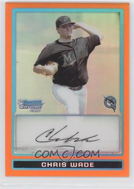 2009 Bowman Draft Picks & Prospects - Prospects Chrome - Orange Refractor #BDPP31 - Chris Wade /25