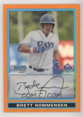 2009 Bowman Draft Picks & Prospects - Prospects Chrome - Orange Refractor #BDPP63 - Brett Nommensen /25