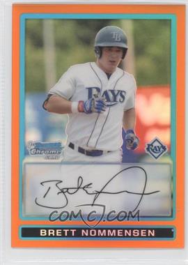 2009 Bowman Draft Picks & Prospects - Prospects Chrome - Orange Refractor #BDPP63 - Brett Nommensen /25