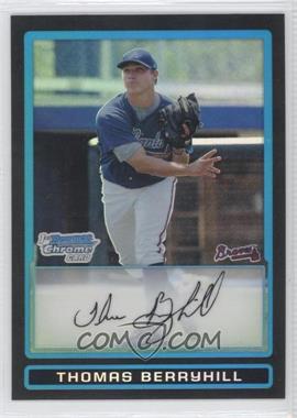 2009 Bowman Draft Picks & Prospects - Prospects Chrome - Refractor #BDPP50 - Thomas Berryhill