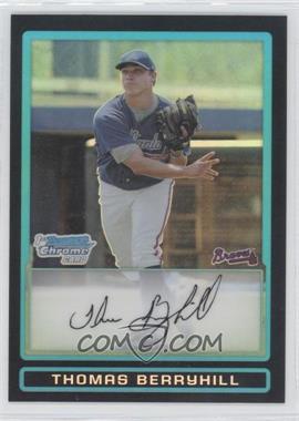 2009 Bowman Draft Picks & Prospects - Prospects Chrome - Refractor #BDPP50 - Thomas Berryhill