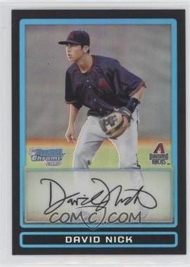 2009 Bowman Draft Picks & Prospects - Prospects Chrome - Refractor #BDPP71 - David Nick