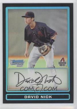 2009 Bowman Draft Picks & Prospects - Prospects Chrome - Refractor #BDPP71 - David Nick