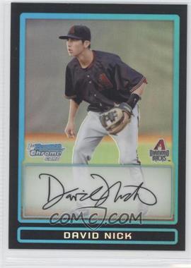 2009 Bowman Draft Picks & Prospects - Prospects Chrome - Refractor #BDPP71 - David Nick