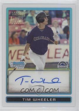 2009 Bowman Draft Picks & Prospects - Prospects Chrome - Refractor #BDPP78 - Tim Wheeler /500