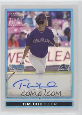 2009 Bowman Draft Picks & Prospects - Prospects Chrome - Refractor #BDPP78 - Tim Wheeler /500