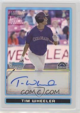 2009 Bowman Draft Picks & Prospects - Prospects Chrome - Refractor #BDPP78 - Tim Wheeler /500