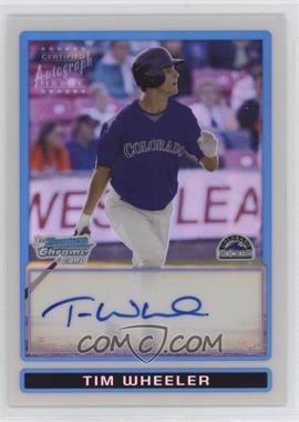 2009 Bowman Draft Picks & Prospects - Prospects Chrome - Refractor #BDPP78 - Tim Wheeler /500