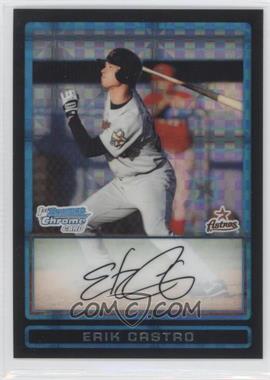 2009 Bowman Draft Picks & Prospects - Prospects Chrome - X-Fractor #BDPP28 - Erik Castro /199