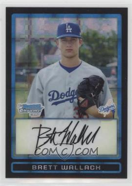 2009 Bowman Draft Picks & Prospects - Prospects Chrome - X-Fractor #BDPP74 - Brett Wallach /199