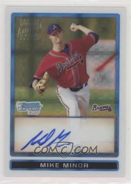 2009 Bowman Draft Picks & Prospects - Prospects Chrome - X-Fractor #BDPP87 - Mike Minor /225