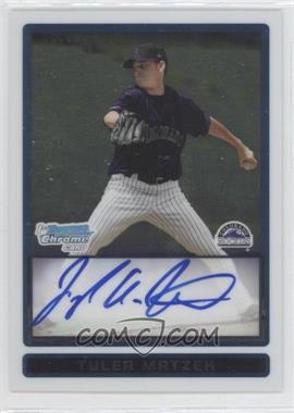 2009 Bowman Draft Picks & Prospects - Prospects Chrome #BDPP93 - Tyler Matzek