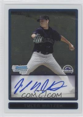 2009 Bowman Draft Picks & Prospects - Prospects Chrome #BDPP93 - Tyler Matzek