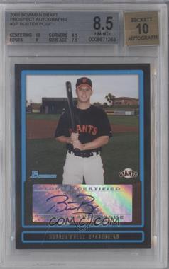 2009 Bowman Draft Picks & Prospects - Retail Prospects Autographs #BPA-BP - Buster Posey [BGS 8.5 NM‑MT+]