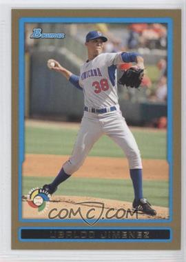 2009 Bowman Draft Picks & Prospects - World Baseball Classic Stars - Gold #BDPW33 - Ubaldo Jimenez